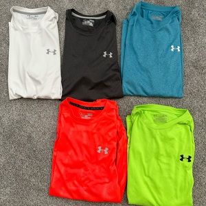 5 under armour shirts various sizes/fits see descriptio for details 5/20 or 1/7